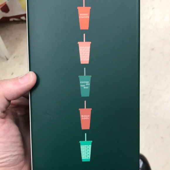 Starbucks holiday reusable cold cup set of 5 - Picture 3 of 4